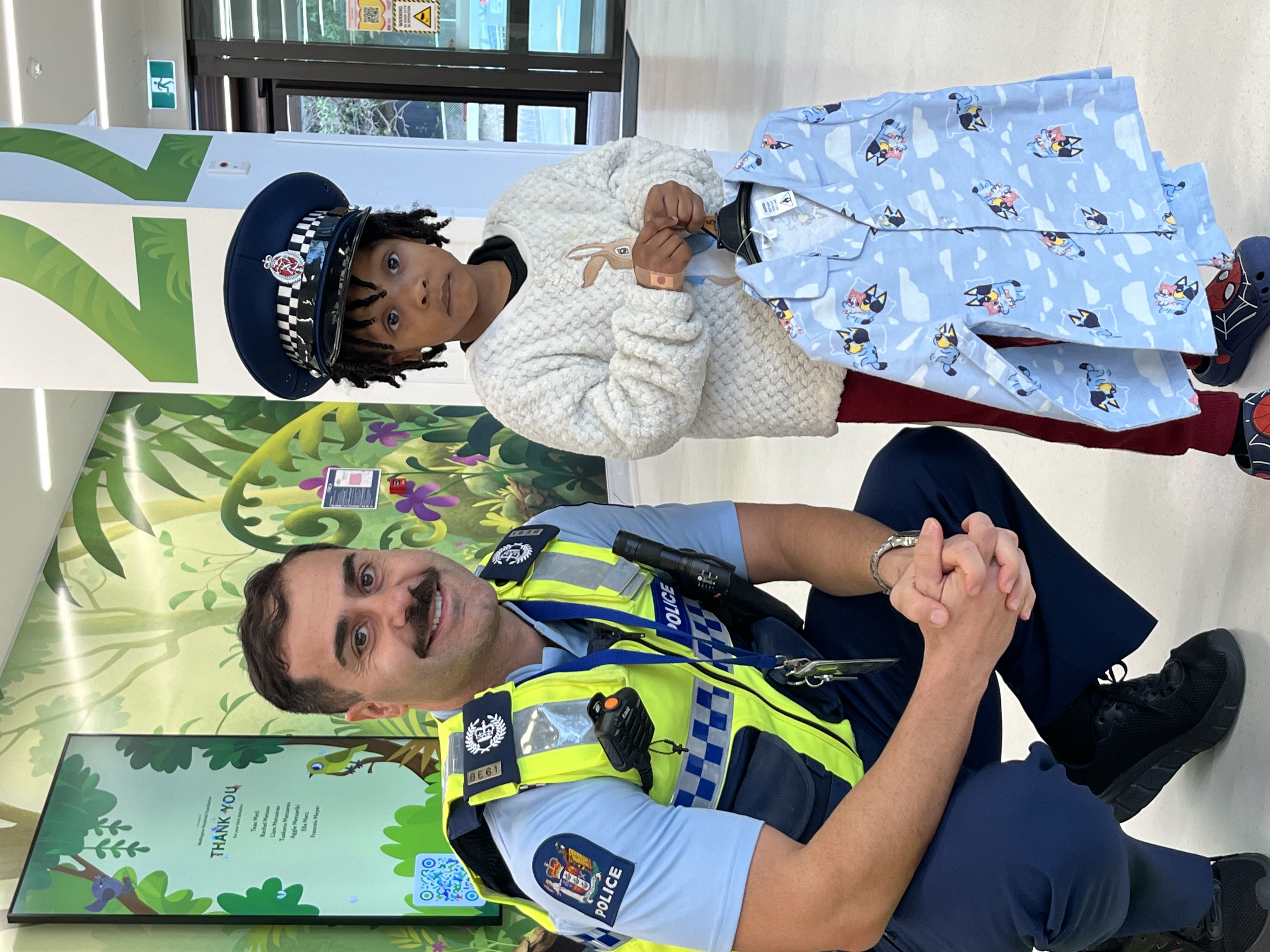 Wellington Hospitals Foundation - police visit